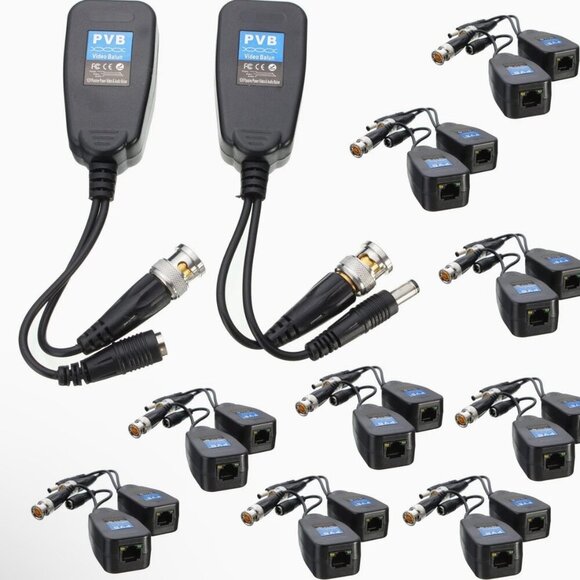 HD-CVI  TVI AHD video balun Wire Conection Transmitter Bundle 9 Sets - Picture 10 of 13